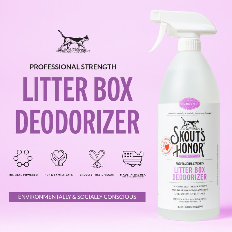 Skout's Honor Litter Box Deodorizer, 35-oz image number null