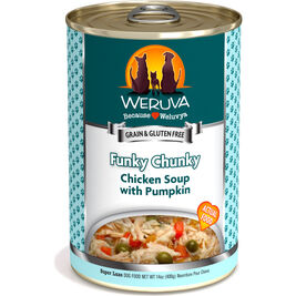 Weruva Classic Canned Dog Food, Funky Chunky, Chicken Soup & Pumpkin