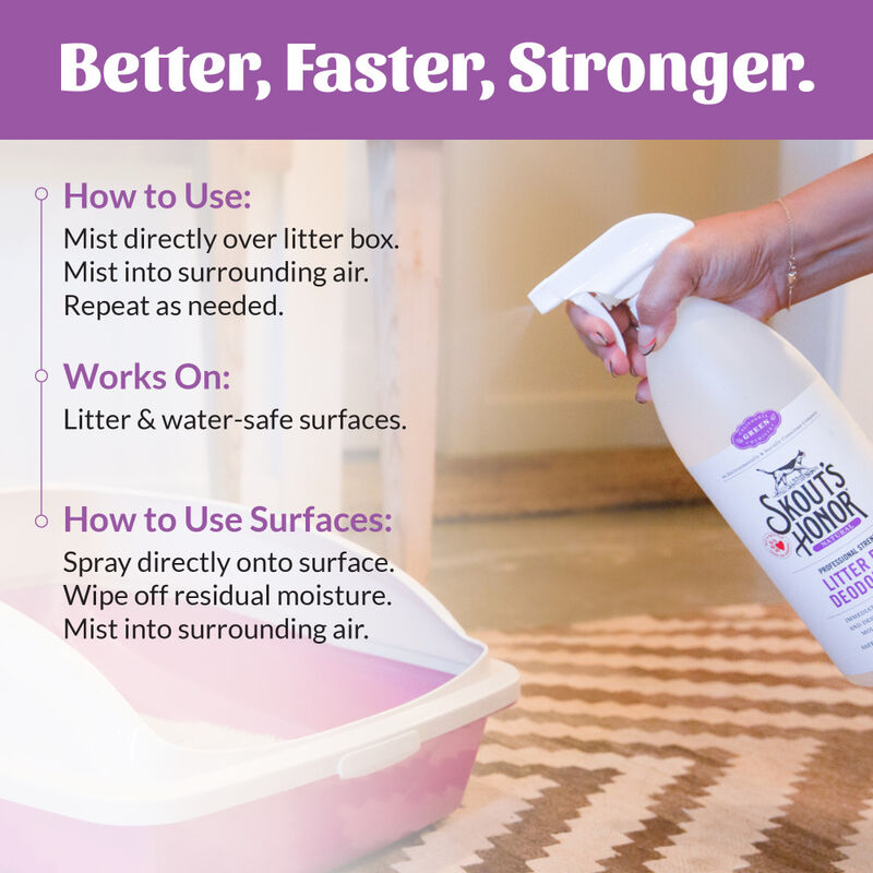 Skout's Honor Litter Box Deodorizer, 35-oz image number null