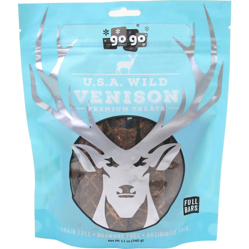 Artvark GoGo Stressless Jerky Bars Dog Treats, Venison image number null
