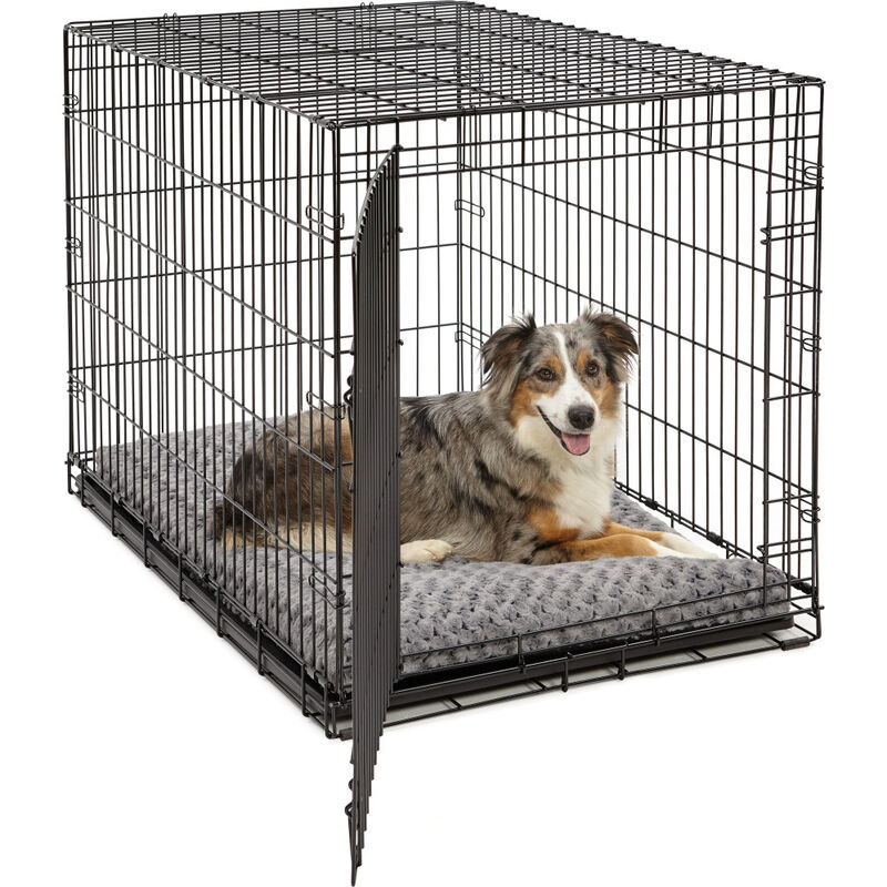 MidWest Quiet Time Ombre Swirl Dog & Cat Bed, Grey image number null