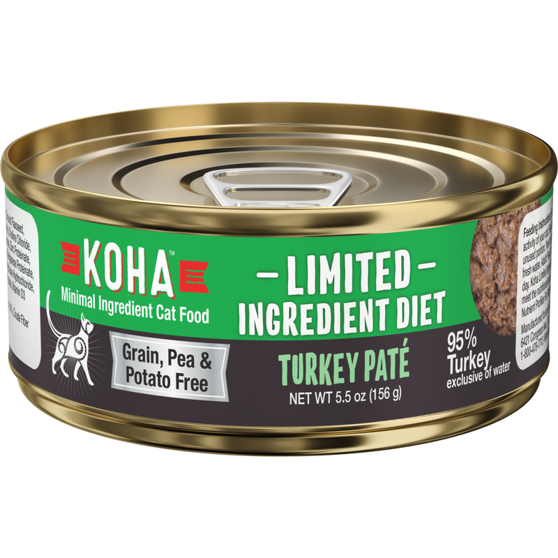 Koha Limited Ingredient Diet Pate Canned Cat Food, Turkey image number null