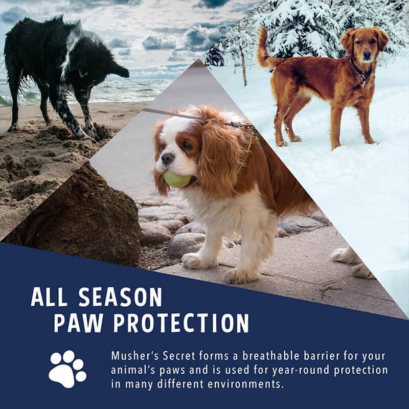 Musher's Secret Paw Protection Dog Paw Wax, 60-g image number null