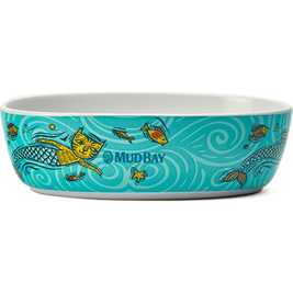 Mud Bay Oval Cat Bowl, Salish Sea, 7-in