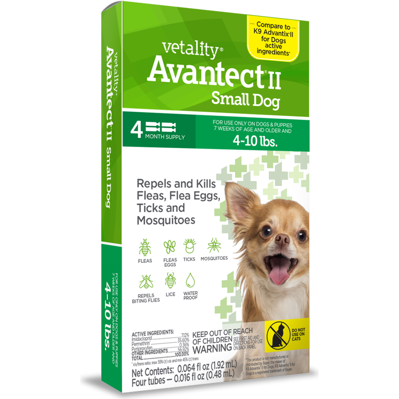 Vetality Avantect II Topical Flea Treatment for Dogs image number null
