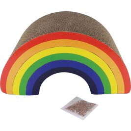 Turbo by Coastal Rainbow Stack Cat Scratcher, Multicolor