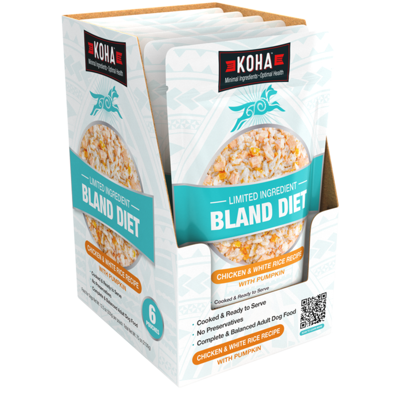 Koha Limited Ingredient Bland Diet Supplemental Dog Food, Chicken & White Rice, 12.5-oz image number null