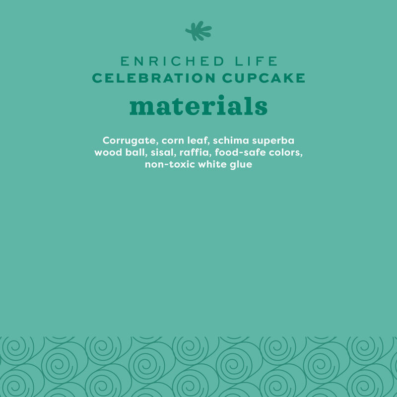 Oxbow Enriched Life Small Animal Chew Toy, Celebration Cupcake image number null