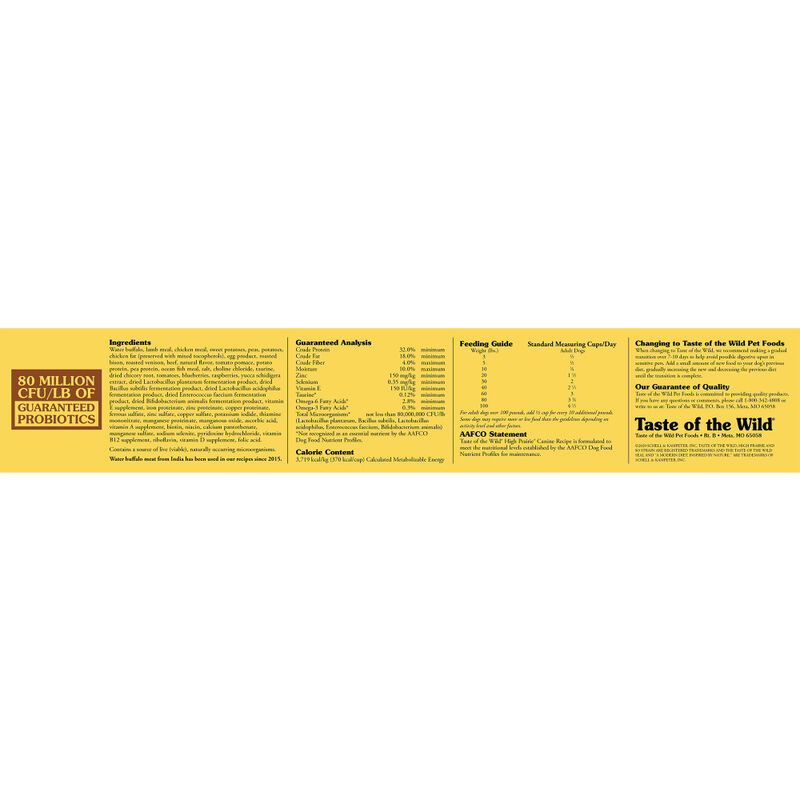 Taste of the Wild Grain-Free Dry Dog Food, High Prairie image number null