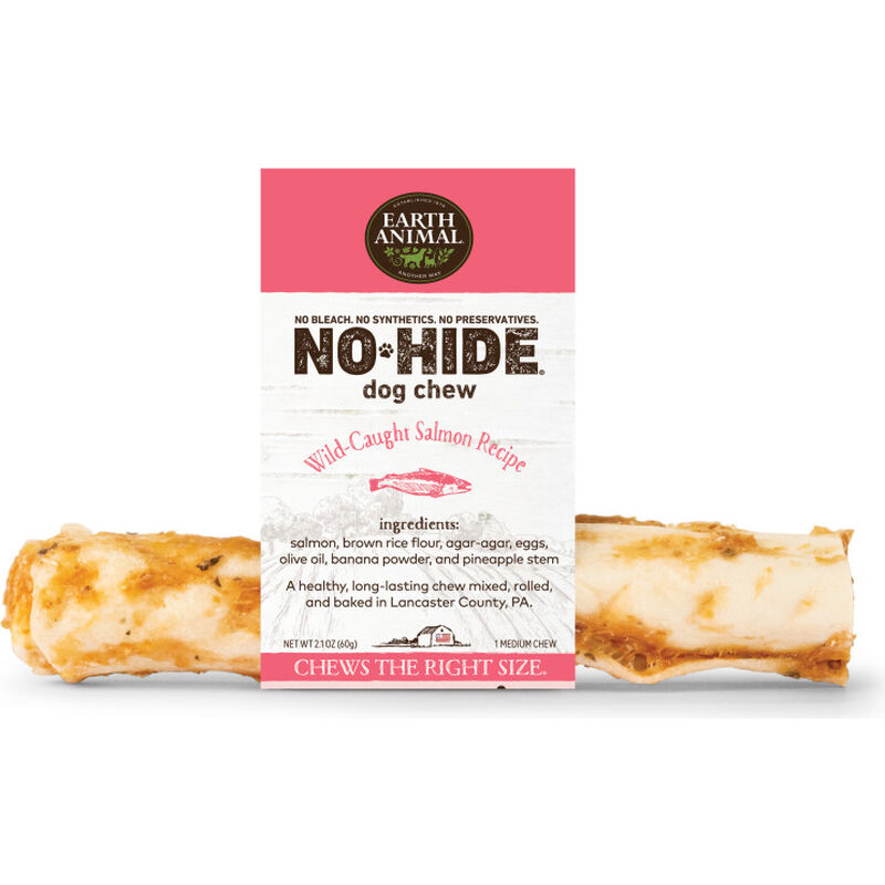 Earth Animal No-Hide Roll Dog Treat, Salmon image number null