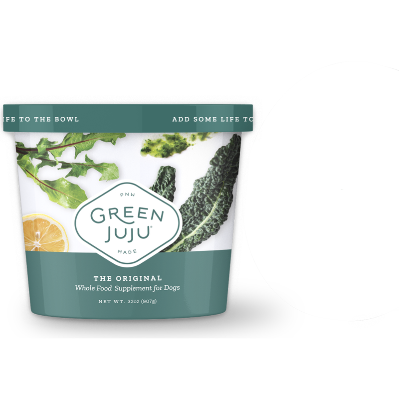 Green Juju Whole Food Frozen Pet Food Topper, Just Greens, 30-oz image number null