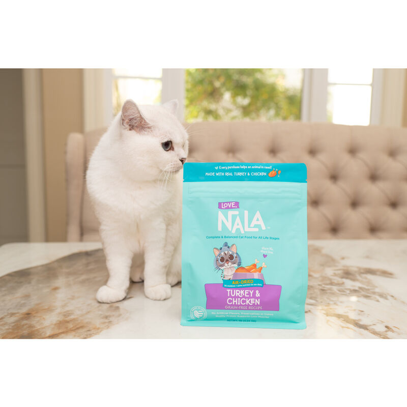 Love Nala Air Dried Cat Food, Turkey & Chicken, 1-lb image number null