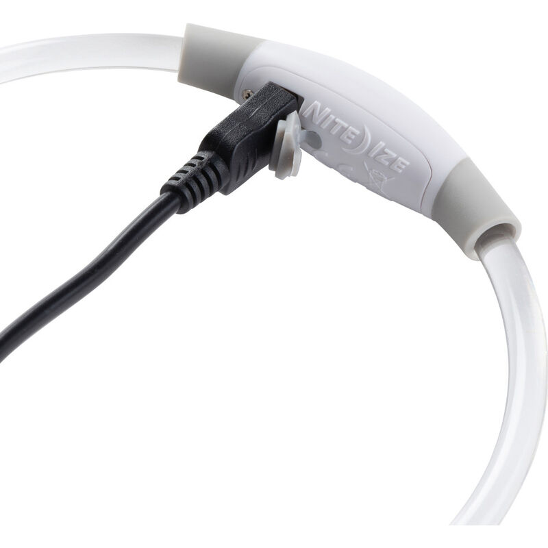 Nite Ize NiteHowl Rechargeable LED Dog Safety Necklace, Disc-O Select image number null