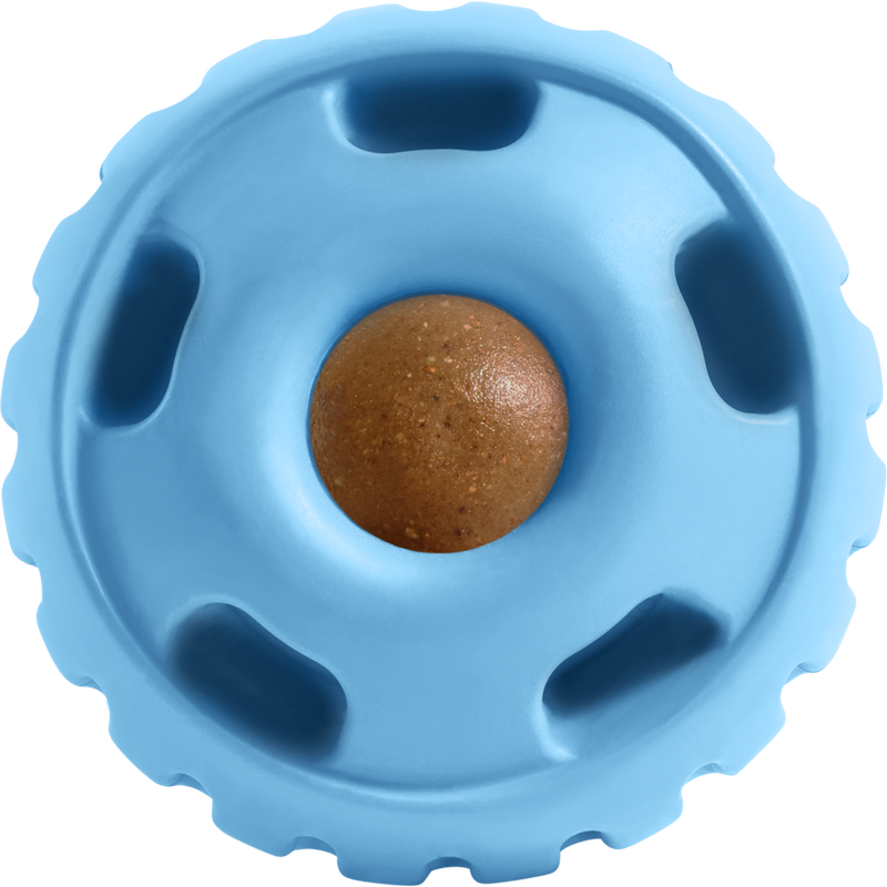 Woof Pupsicle Treat-Dispensing Dog Toy, Blue image number null