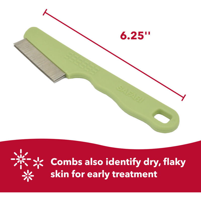 Safari Double Row Flea Comb for Dogs image number null