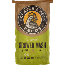 Scratch and Peck Feeds Organic Chicken & Duck Feed, Grower Mash