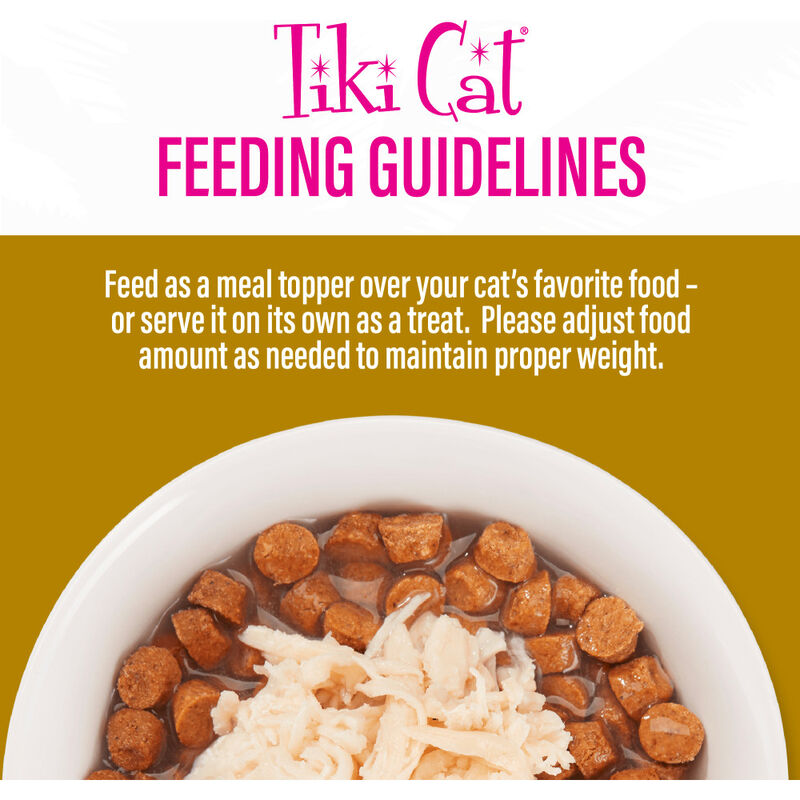 Tiki Cat Born Carnivore Complements Wet Cat Food Topper, Chicken, 2.1-oz image number null