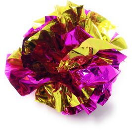 Boca Pet Crinkle Mylar Ball Cat Toy, Assorted Colors, Small