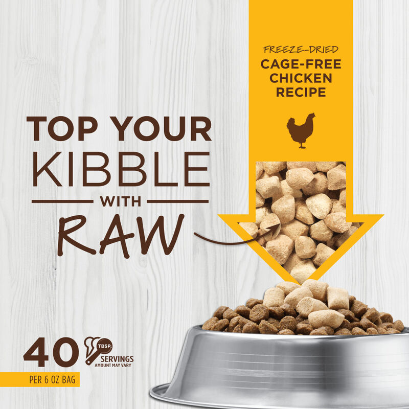 Instinct Raw Boost Mixers Freeze-Dried Cat Food Topper, Chicken, 6-oz image number null