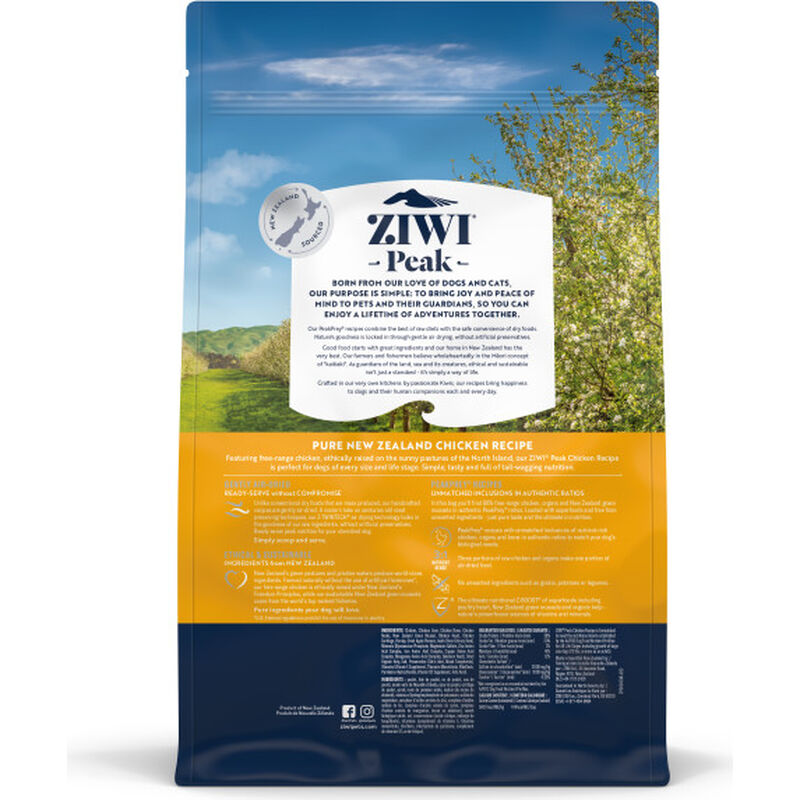 ZIWI Peak Original Series Air-Dried Dog Food, Chicken image number null