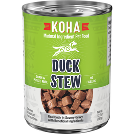 Koha Minimal Ingredient Stew Canned Dog Food, Duck