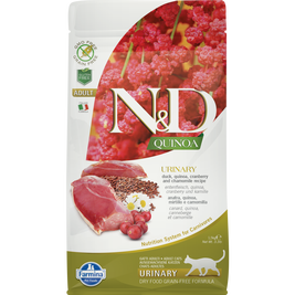 Farmina N&D Quinoa Dry Cat Food, Urinary, Duck