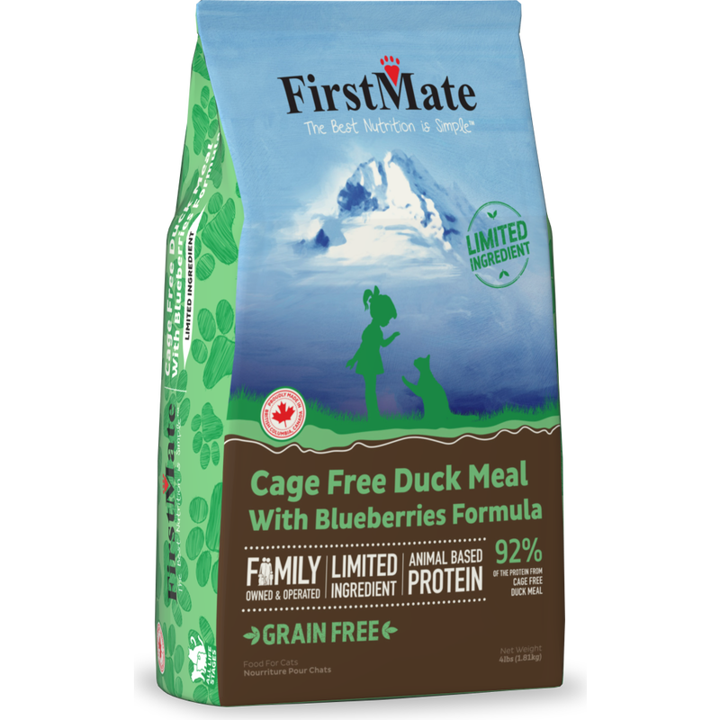 FirstMate Grain-Free Dry Cat Food, Duck image number null