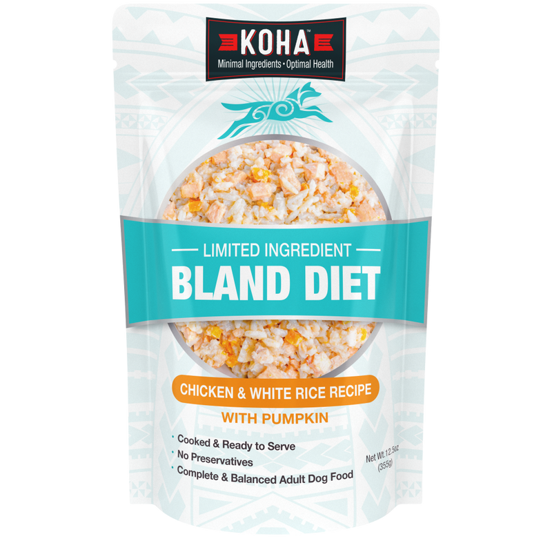 Koha Limited Ingredient Bland Diet Supplemental Dog Food, Chicken & White Rice, 12.5-oz image number null