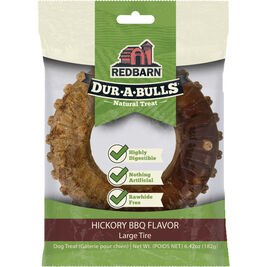 Redbarn Dur-A-Bulls Dog Dental Treat, Tire, Large