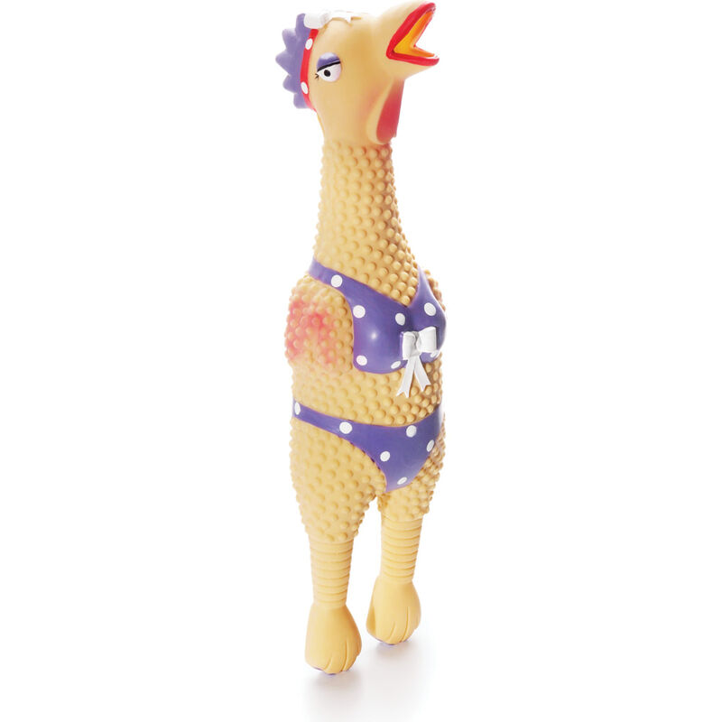 Outward Hound Charming Pet Squawkers Latex Dog Toy, Henrietta, Large image number null