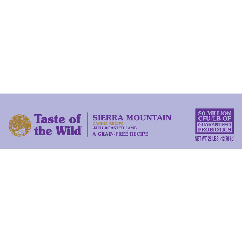 Taste of the Wild Grain-Free Dry Dog Food, Sierra Mountain image number null