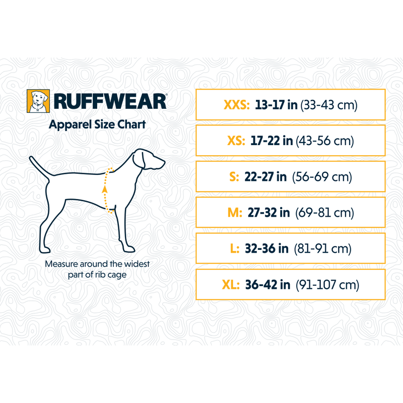Ruffwear Sun Shower Dog Raincoat, Midnight Blue image number null