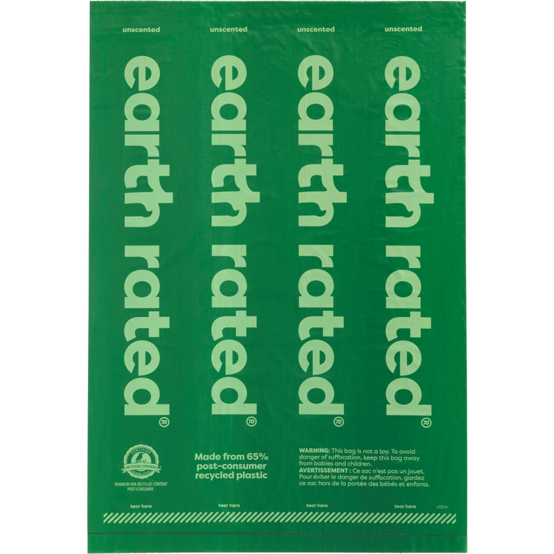 Earth Rated Leash Dispenser 2.0 with Unscented Dog Poop Bags, 15-count image number null