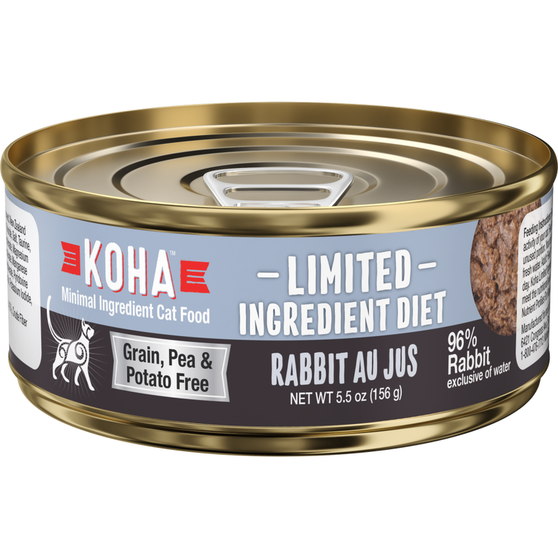 Koha Limited Ingredient Diet Pate Canned Cat Food, Rabbit Au Jus image number null