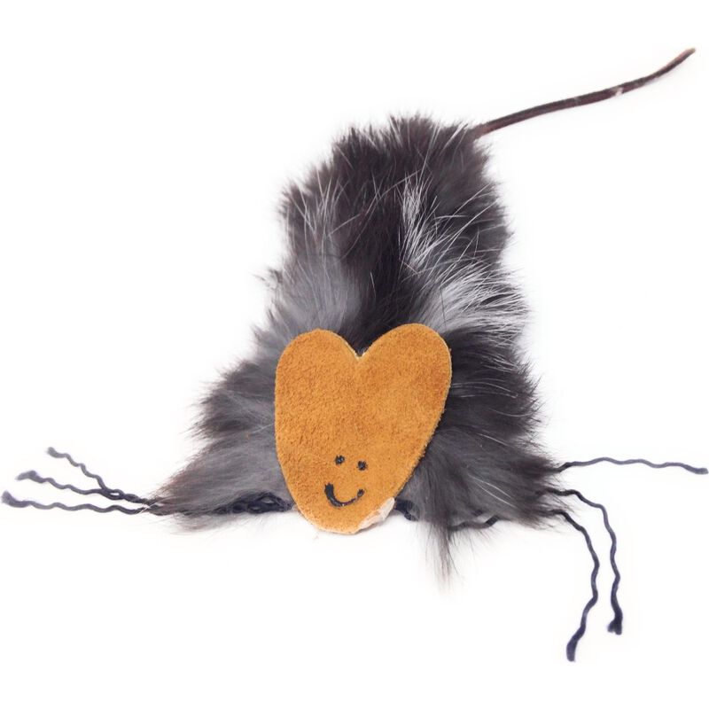 Boca Pet Real Fur Rat Cat Toy image number null