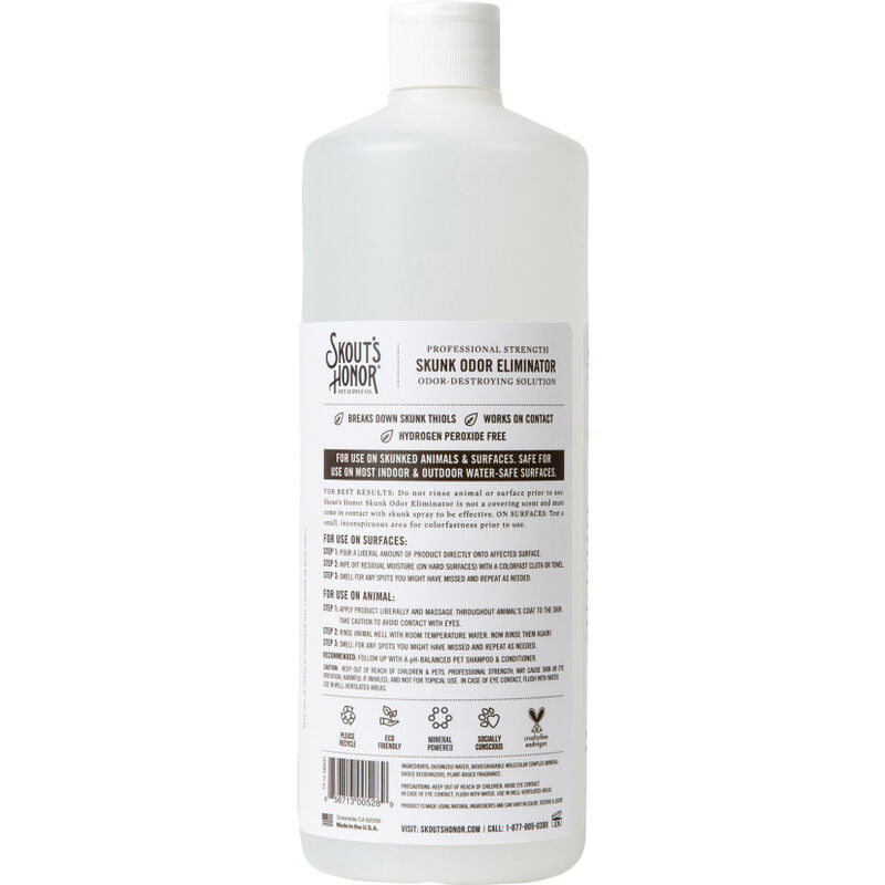 Skout's Honor Skunk Odor Eliminator, 32-oz image number null