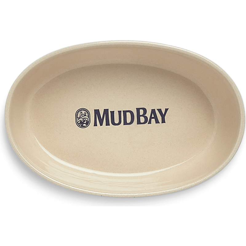 Mud Bay Oval Cat Bowl, Evergreen, 7-in image number null
