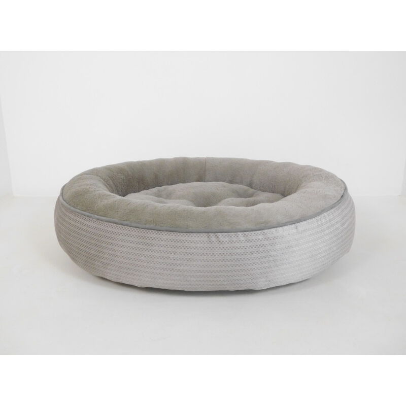 Arlee Pet Products RoverRest Duncan Dunkin Dog Bed, Gravel Grey, 36-in x 27-in image number null