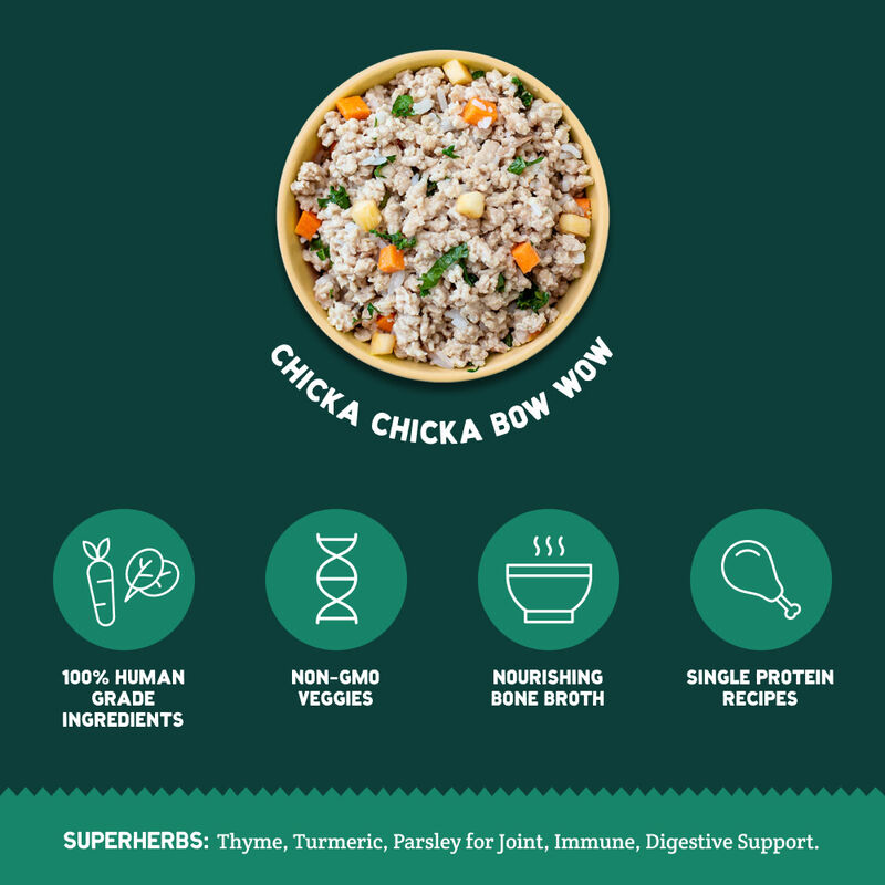 A Pup Above Gently Cooked Frozen Dog Food, Chicka Chicka Bow Wow image number null