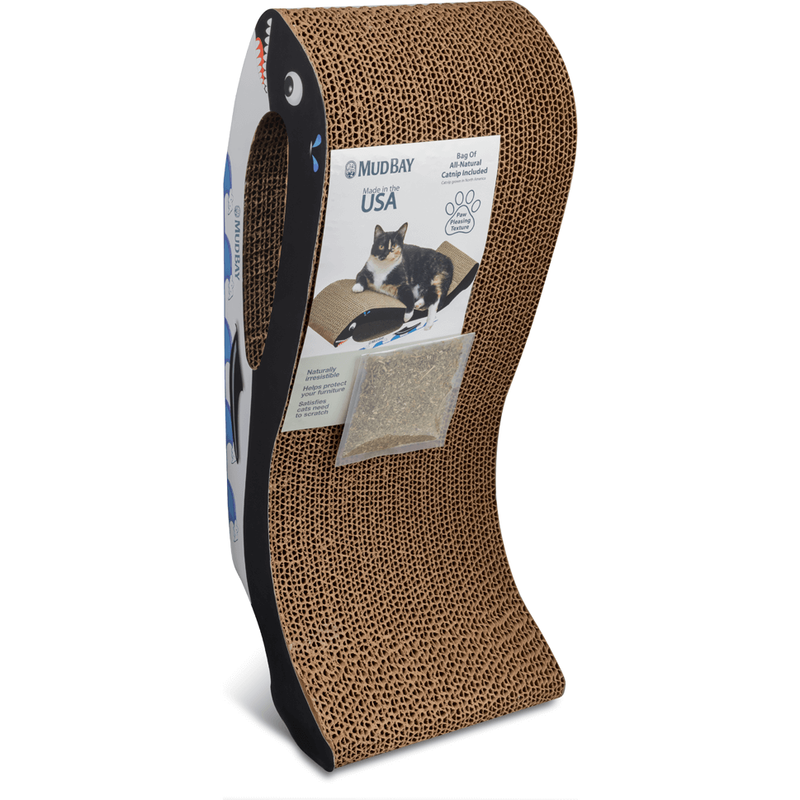 Mud Bay Orca Cat Scratcher with Catnip, Large image number null