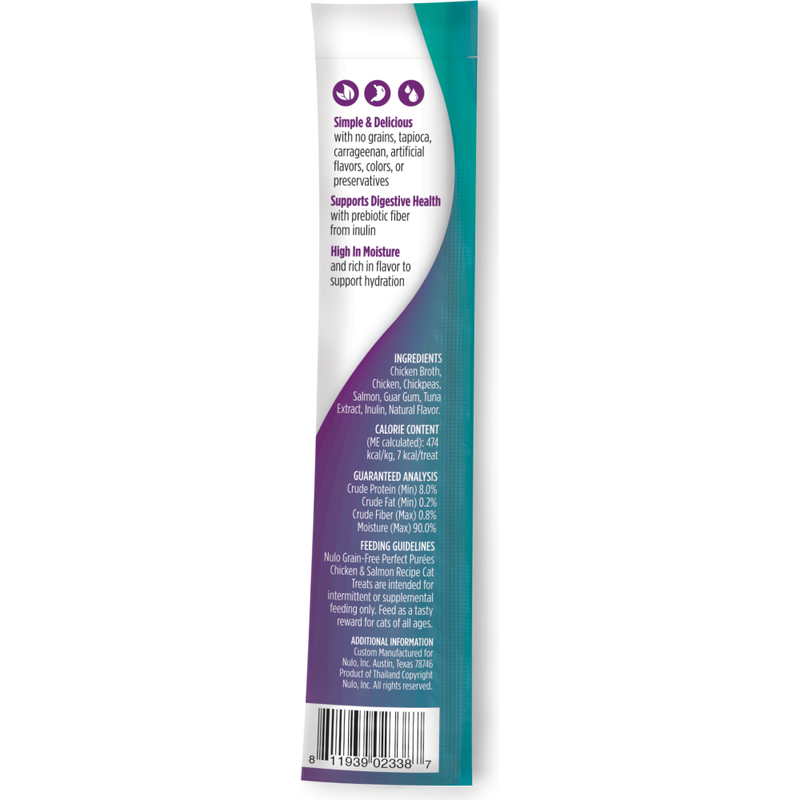 Nulo Freestyle Perfect Puree Lickable Cat Treat, Chicken & Salmon, 0.5-oz image number null