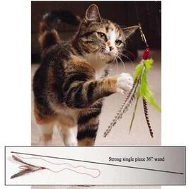 Go Cat Da Bird Wand Cat Toy