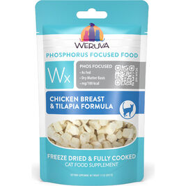 Weruva Wx Freeze-Dried Cat Food, Chicken & Tilapia, 1-oz