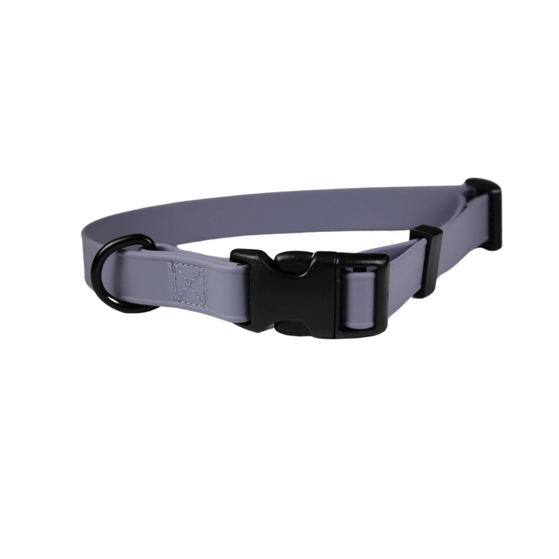 Ozark Dog Biothane Adjustable Dog Collar, Gray image number null