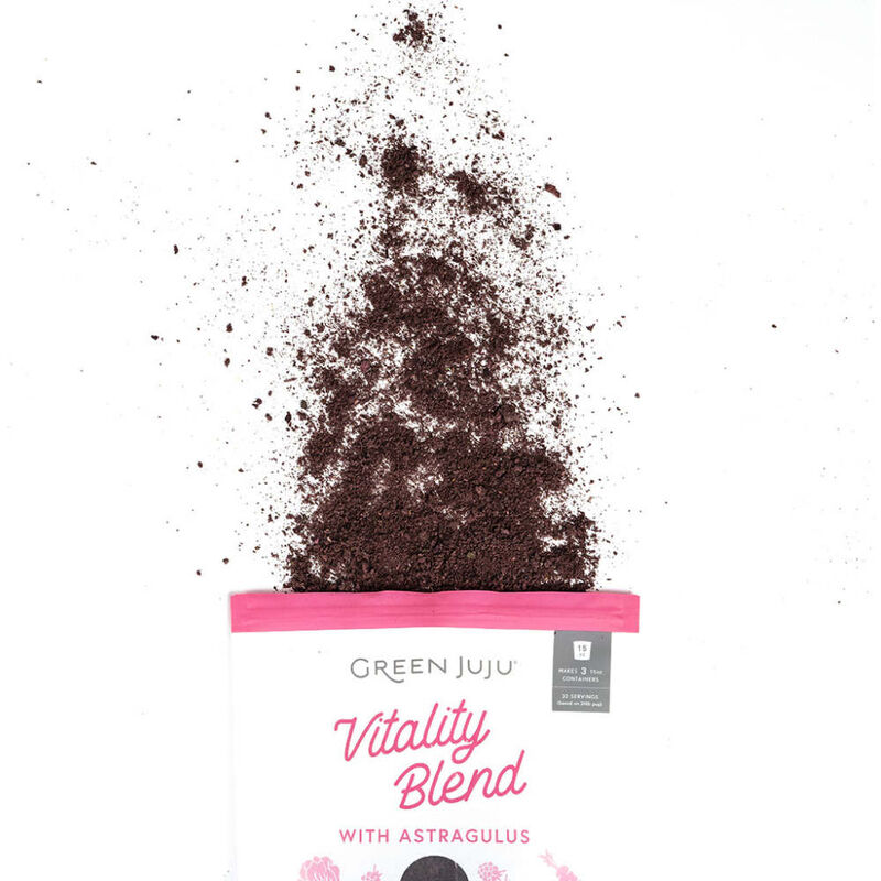 Green Juju Whole Food Freeze-Dried Pet Food Topper, Vitality Blend, 5.5-oz image number null