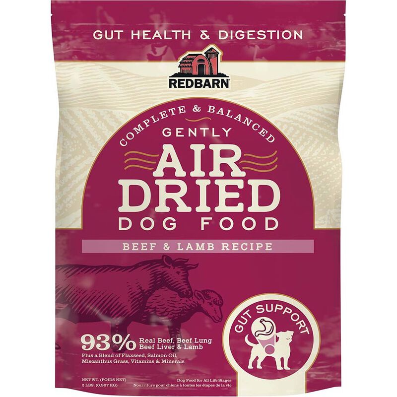 Redbarn Gut Health & Digestion Air-Dried Dog Food, Beef & Lamb, 2-lb image number null