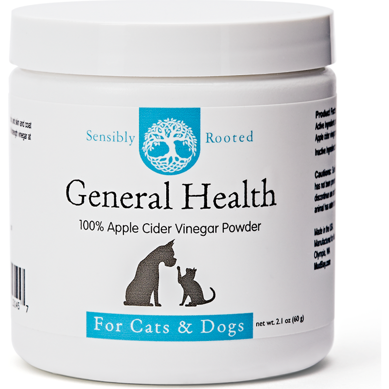 Mud Bay Sensibly Rooted Pet Supplement, General Health, Apple Cider Vinegar, Powder, 80-g image number null