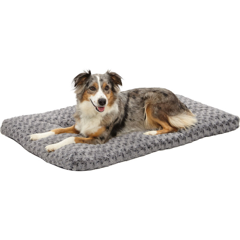 MidWest Quiet Time Ombre Swirl Dog & Cat Bed, Grey image number null