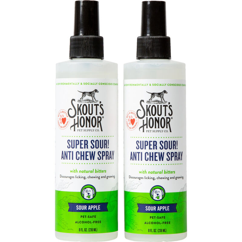 Skout's Honor Super Sour! Pet Anti-Chew Spray, 8-oz image number null