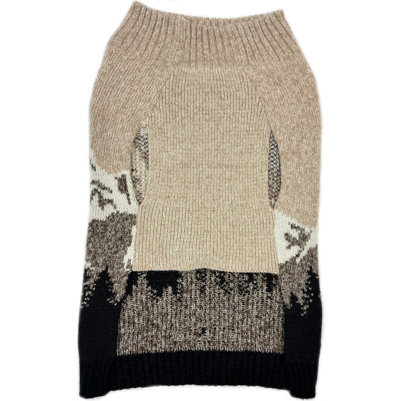 PetRageous Designs Eddie Bauer Dog Sweater, Heathered Mountain Landscape image number null